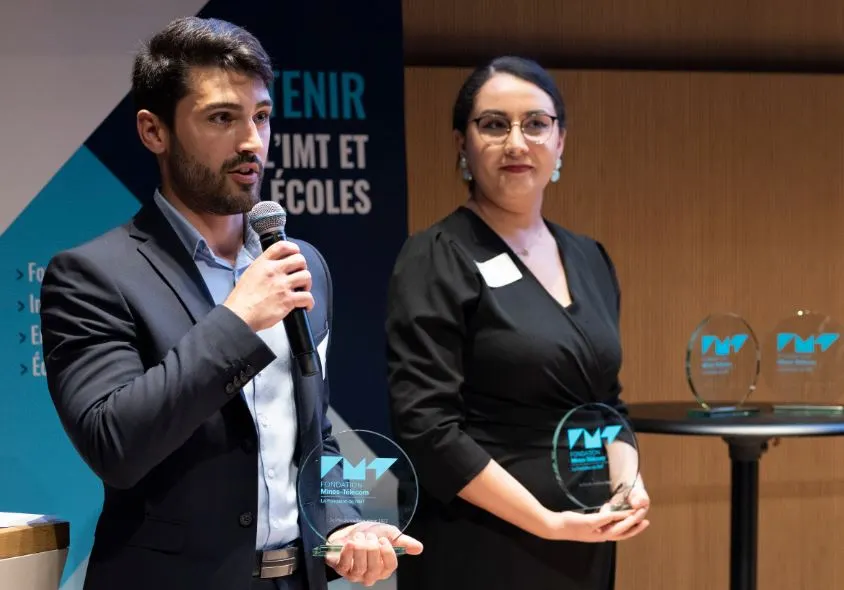 Photo lauréats prix de la Fondation 2023 - Hela Najeh et Thibaut Turlan