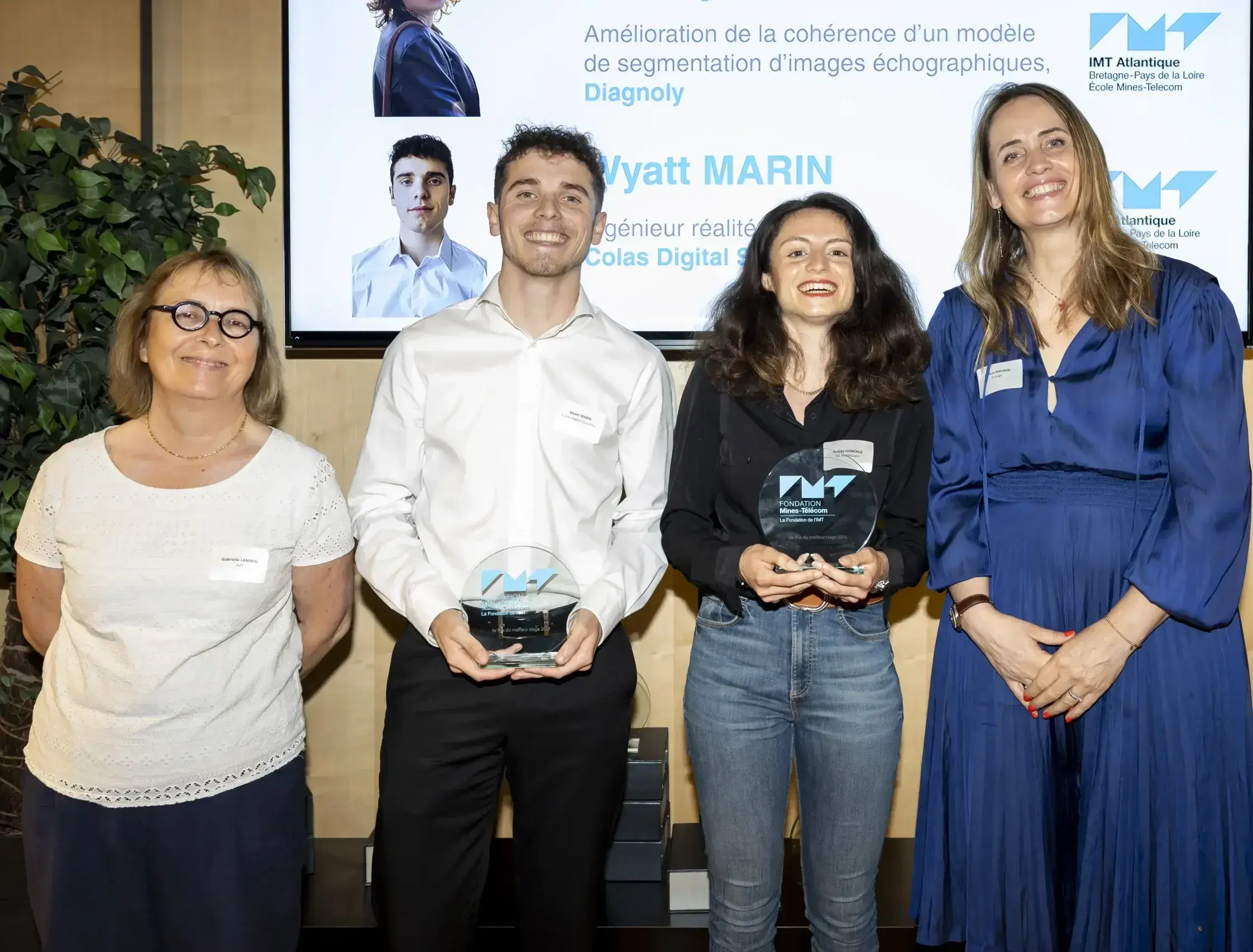 Audrey Gonzalo & Wyatt Marin diplômés d'IMT Atlantique