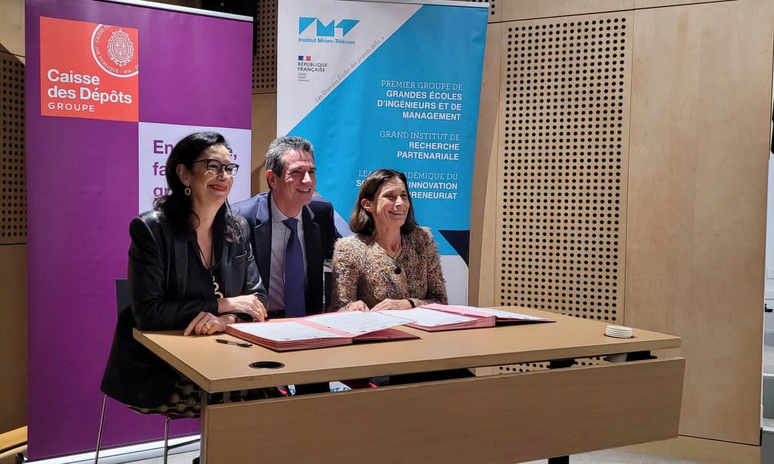 Photo du Partenariat Caisse des dépôts et des Consignations & IMT