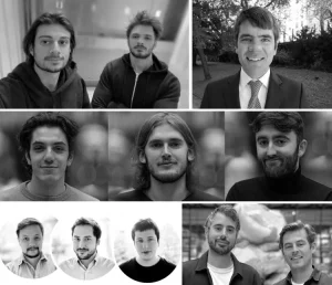 Photomontage-équipes-start-up bénéficiaires janvier 2023