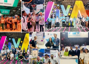 photomontag de la learning expedition étudiante lors de Vivatech 2023